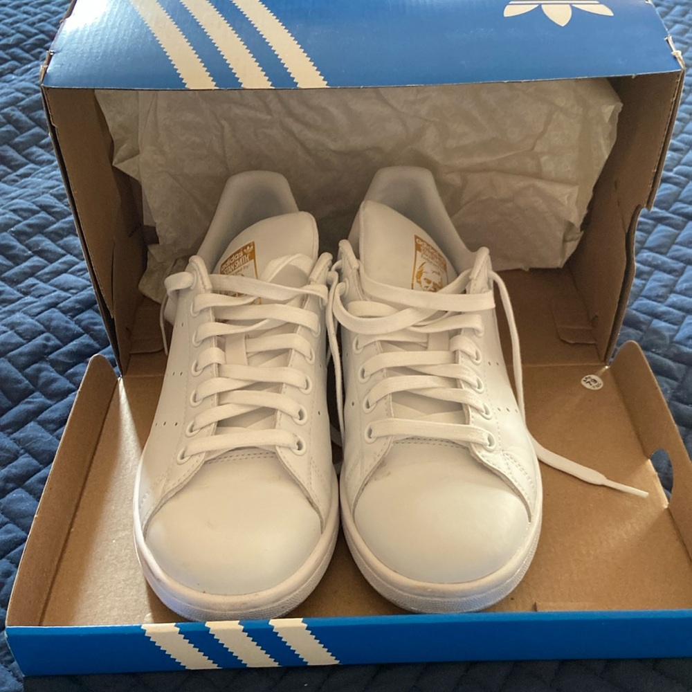 Adidas Originals Stan Smith white gold 6.5